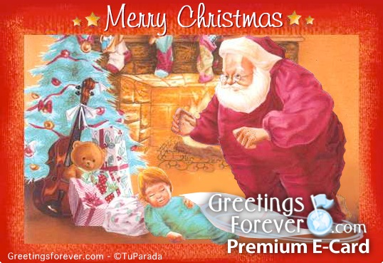 Ecard - Merry Christmas with love