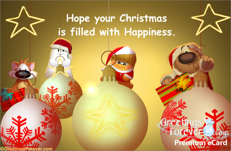 Ecard - Hope your Christmas...