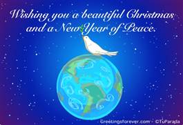 Wishing a new year of peace