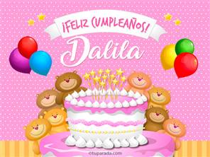 Cumpleaños de Dalila