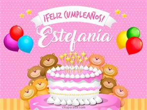Cumpleaños de Estefanía