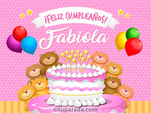 Cumpleaños de Fabiola