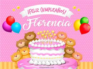 Cumpleaños de Florencia