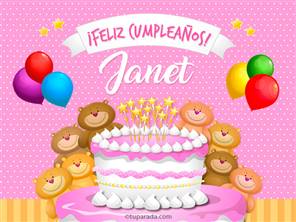 Tarjeta de Janet