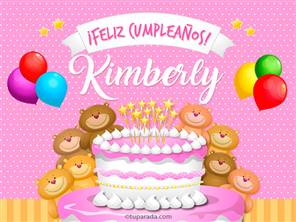 Cumpleaños de Kimberly