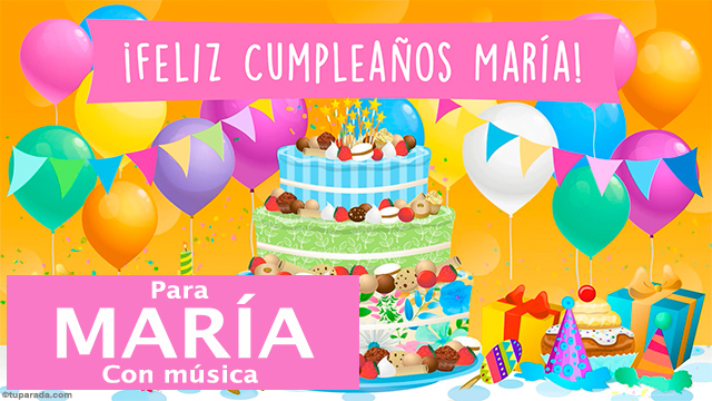 Tarjeta de María