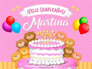 Cumpleaños de Martina