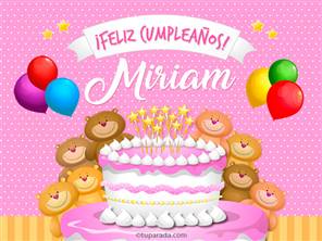 Cumpleaños de Miriam