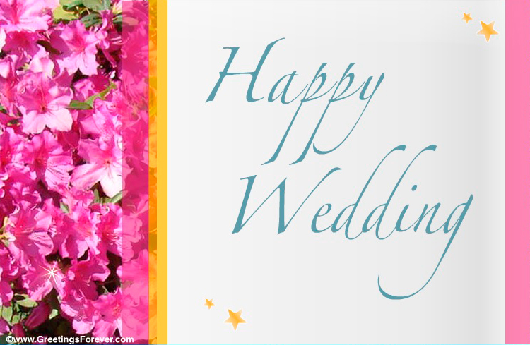 Ecard - Happy Wedding ecard