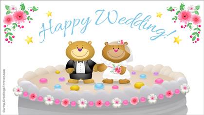 Happy Wedding and best wishes