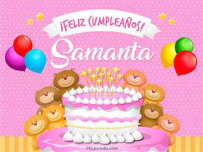 Cumpleaños de Samanta