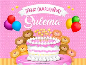 Cumpleaños de Sulema