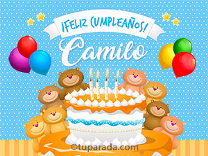 Cumpleaños de Camilo