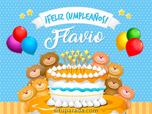 Cumpleaños de Flavio