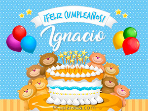 Cumpleaños de Ignacio