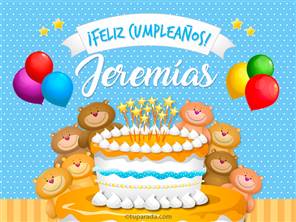 Cumpleaños de Jeremías