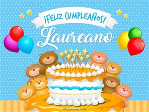 Cumpleaños de Laureano