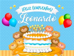 Cumpleaños de Leonardo