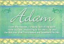 Meaning of the name Adam