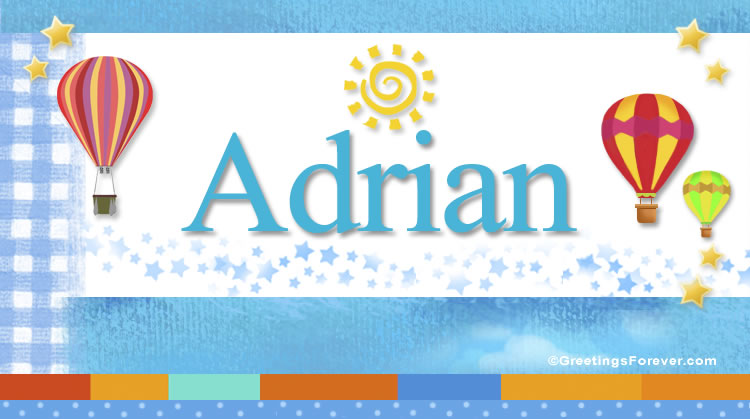 Nombre Adrian, Imagen Significado de Adrian