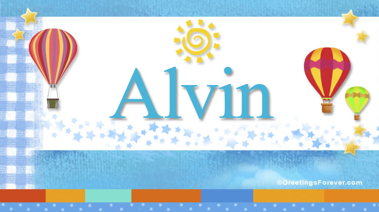 Nombre Alvin, Imagen Significado de Alvin