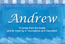Meaning of the name Andrew