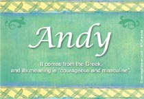 Meaning of the name Andy