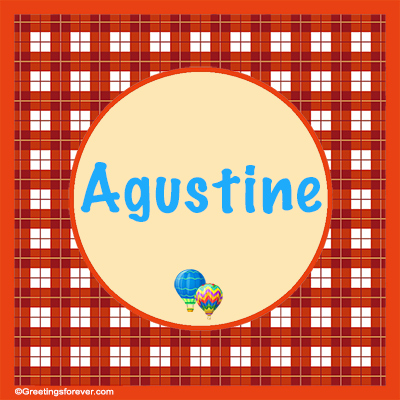 Image Name Agustine