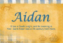 Meaning of the name Aidan