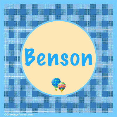 Image Name Benson