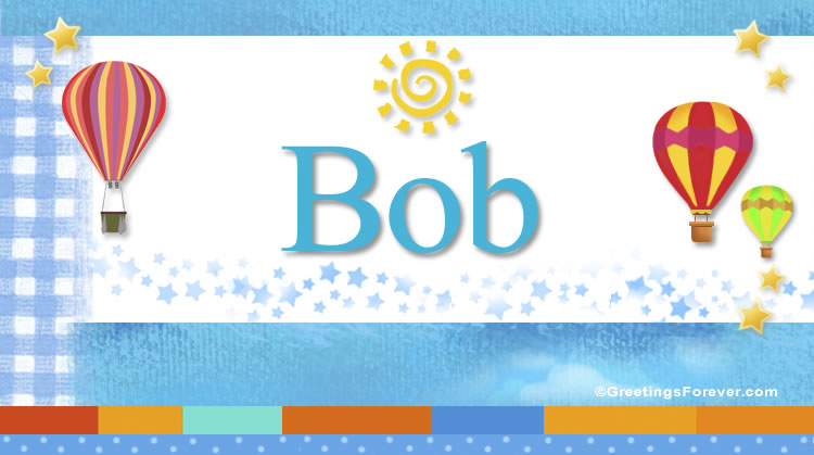 Nombre Bob, Imagen Significado de Bob