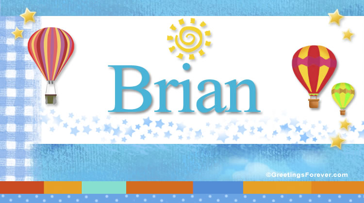 Nombre Brian, Imagen Significado de Brian