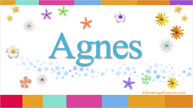 Nombre Agnes, Imagen Significado de Agnes