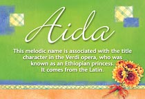 Meaning of the name Aida