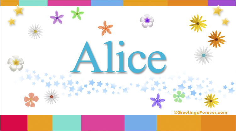 Nombre Alice, Imagen Significado de Alice