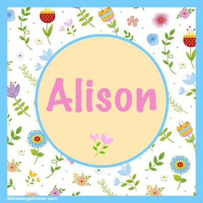 Image Name Alison