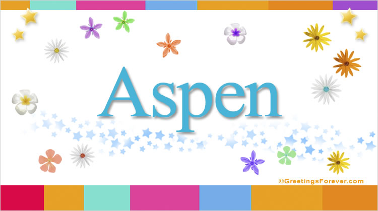 Nombre Aspen, Imagen Significado de Aspen