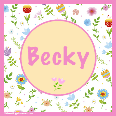 Image Name Becky