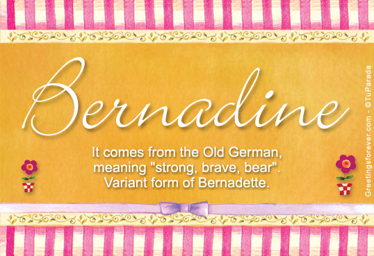 Bernadine