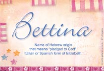 Meaning of the name Bettina