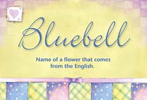 Meaning of the name Bluebell