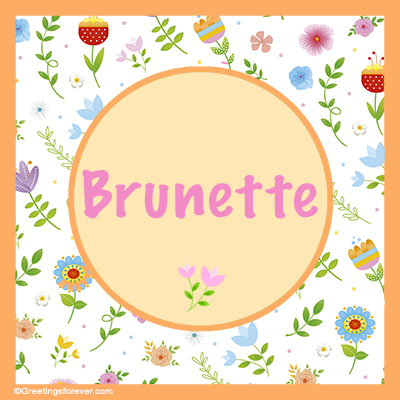 Image Name Brunette