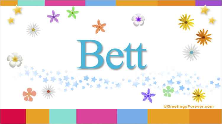 Nombre Bett, Imagen Significado de Bett