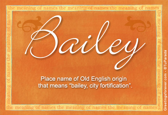 Bailey Name Meaning Bailey Name Origin Name Bailey Meaning Of The