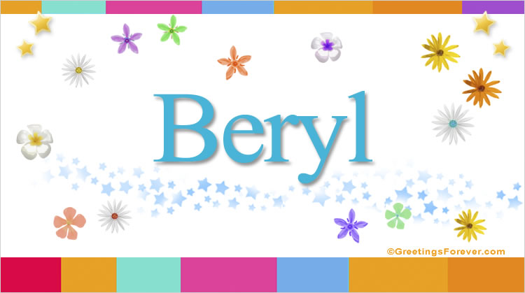 Nombre Beryl, Imagen Significado de Beryl
