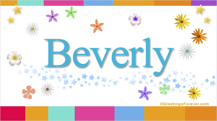 Nombre Beverly, Imagen Significado de Beverly