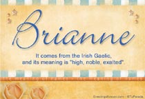 Meaning of the name Brianne