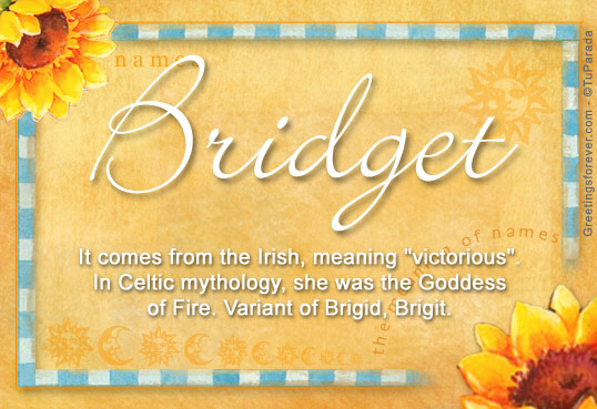 bridget-first-name-personality-popularity