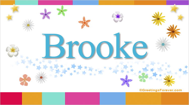 Nombre Brooke, Imagen Significado de Brooke