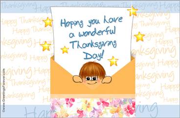 Thanksgiving Day ecard
